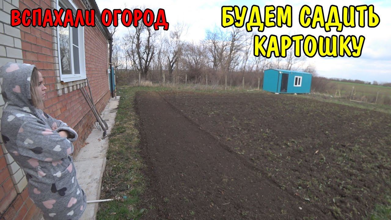 ПОДАРИЛ АНГЕЛИНЕ ПОДАРОК ЗА 15000 РУБЛЕЙ / ВСПАХАЛИ ОГОРОД / БУДЕМ САДИТЬ КАРТОШКУ / ПОЛЕЧИЛ СПИНУ смотреть онлайн