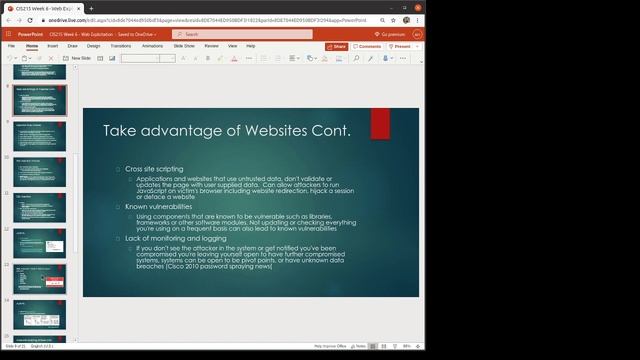 CIS 215 Advanced Security TLDR for Week 6 смотреть онлайн