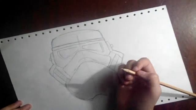 Рисуем штурмовика STAR WARS смотреть онлайн