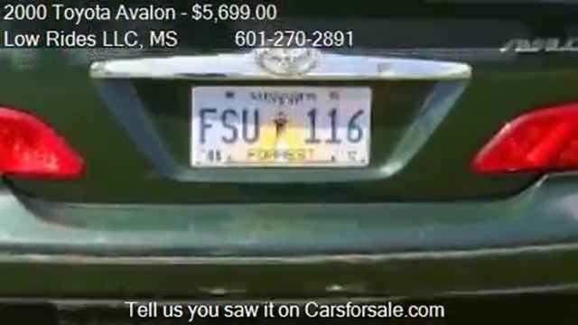 2000 Toyota Avalon XLS - for sale in Seminary, MS 39479 смотреть онлайн