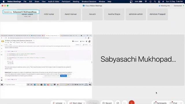 Sabyasachi Mukhopadhyay's Hands On Session on Quantum Computing in a webinar organized by RGIPT смотреть онлайн