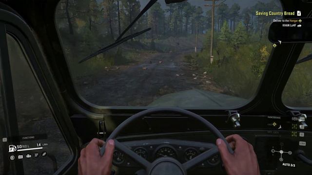 PURE RIDING SOUND OF VINTAGE JEEP (TUZ 166) | POV RIDE :) | SNOW RUNNER смотреть онлайн