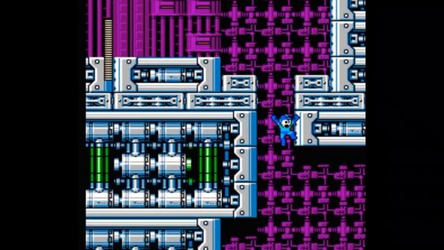 Dendy (Famicom,Nintendo,Nes) 8-bit MegaMan (RockMan) 5 part Dr.Wily stage 2