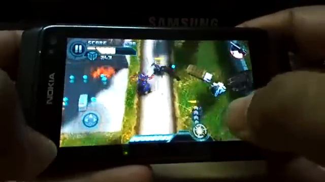 Transformers EA Gameplay on Nokia N8 Symbian Anna - NokiaN8Blog.info смотреть онлайн