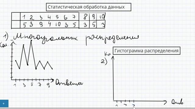 Статистическая обработка данных смотреть онлайн