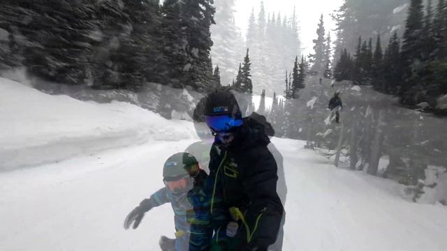Manning Park Ski Resort Snowboarding смотреть онлайн