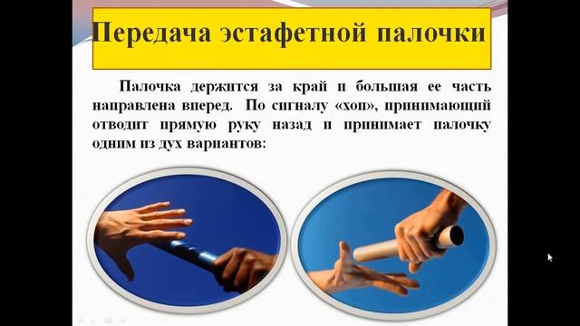 Физическая культура.Тема урока: Эстафетный бег 4 х 100". Преподаватель: Рига С.А. смотреть онлайн