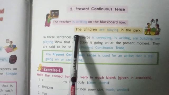 Std 3 Grammar Unit 17 PresentTense, Present Continuous Tense смотреть онлайн