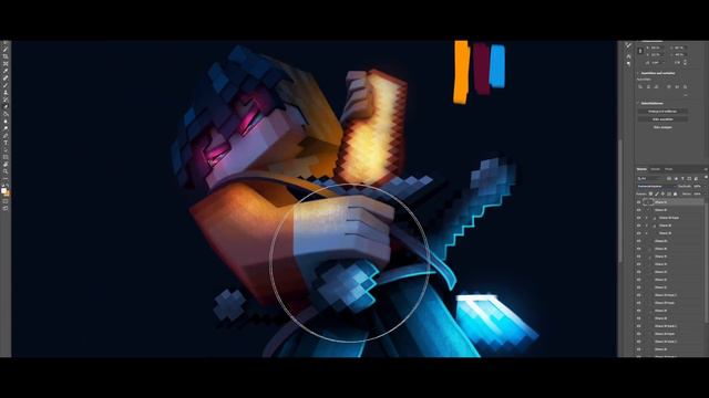 Minecraft Wallpaper Speedart [1] || zNxils x Raizet 🎨 смотреть онлайн