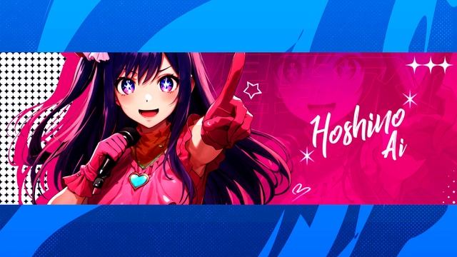 Anime Twitter Header | FREE PSD Template | Ai Hoshino - Oshi No Ko смотреть онлайн