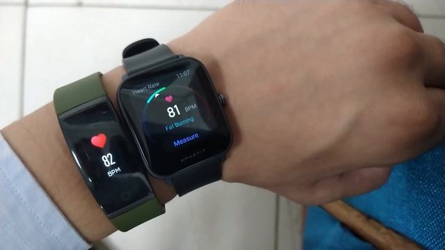 realme Band vs Amazfit Bip U Pro - BPM Accuracy test смотреть онлайн