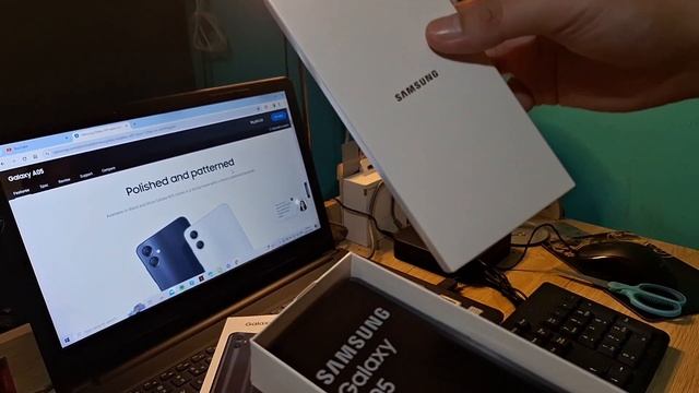AESTHETIC SAMSUNG GALAXY A05 / UNBOXING смотреть онлайн