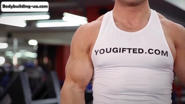 Упражнения для бицепсов. Сгибания рук со штангой..mp4