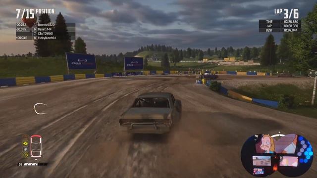 WRECKFEST LIVE REALISTIC RACING CLASS A AGAINST THE PINK WARDIGGER MAFIA... THESE GUYS ARE TERRIBLE смотреть онлайн