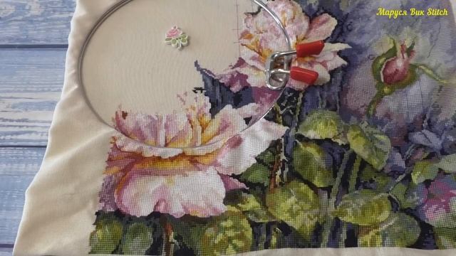 261. Вышиваю ЧУДЕСНУЮ ИГЛУ и NKF/ Оформление картины в рамку от Щепки/ Новые закладки для книг/ смотреть онлайн