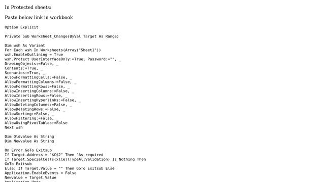 Protecting a cell, but allowing the drop down list to work (3 Solutions!!) смотреть онлайн