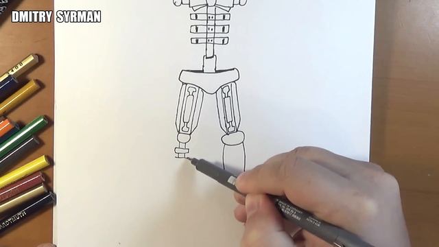 How to draw ignited Mangle, FNaF, Как нарисовать игнайт Мангл, ФНаФ смотреть онлайн