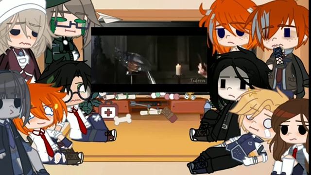 Реакция персонажей ГП на "Жестокий Хогвартс и Тайная Комната" / хз какая часть / Студия реакции смотреть онлайн