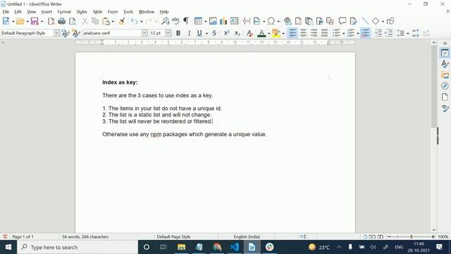 #28 - Index as Key in React (Hindi) | React js Tutorial смотреть онлайн