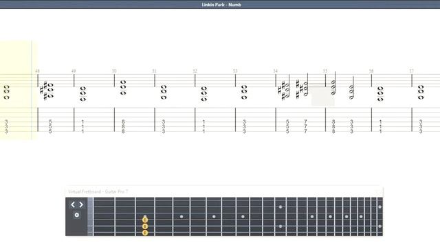 Linkin Park - Numb GUITAR TAB