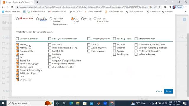 how to download scopus author profile in excel sheet смотреть онлайн