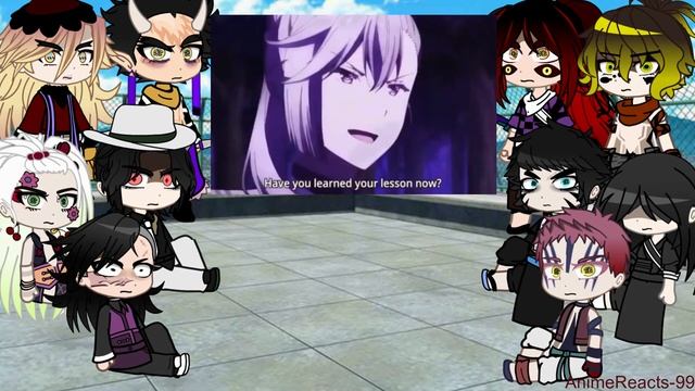 Uppermoons + Muzan + Genya React to Anos Voldigoad || Demon Slayer смотреть онлайн