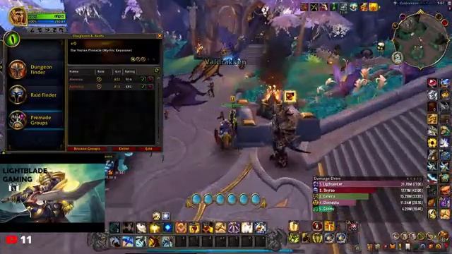 PUG keys Fresh Alt 0 to 2500 IO Mythic+ Retribution Paladin POV смотреть онлайн
