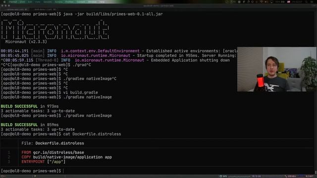 Smaller docker images with Distroless and Native Image смотреть онлайн