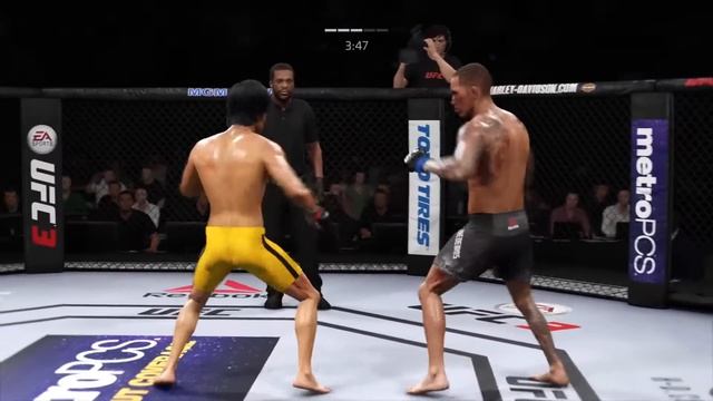 Bruce Lee vs Yancy Medeiros - EA Sports UFC 3 - Epic Fight ?? смотреть онлайн