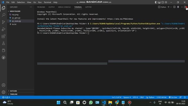 Create a QR code Scanner using Python ( Pyzbar ) | Python projects | #qrscanner #letscodebrain смотреть онлайн