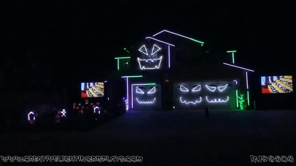 Хэллоуин - иллюминация :) смотреть онлайн