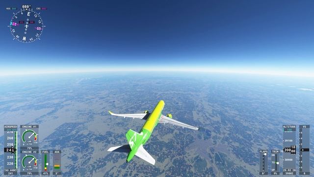 Microsoft Flight Simulator 2020 |USII Ижевск-UNOO Омск| FBW 0.10.1 смотреть онлайн