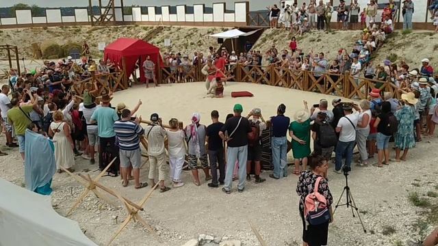 КВИФ 2020 год. Гладиаторы на историческом фестивале. Древний Рим. смотреть онлайн