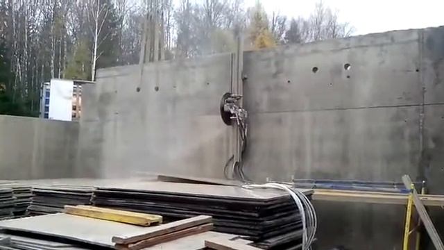 Алмазная резка железобетонных стен смотреть онлайн
