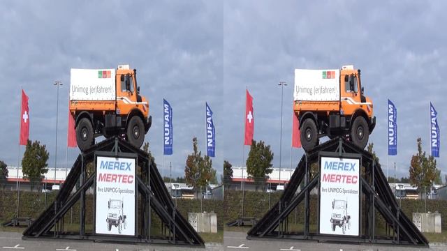 Mercedes-Benz Unimog A88 test in 3D смотреть онлайн