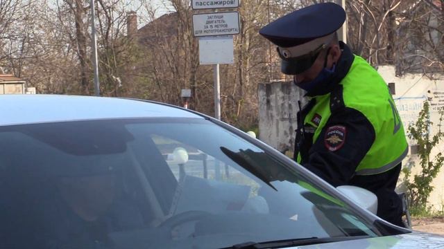 Пост ГИБДД на въезде в Ростов, СЖМ, 22 апреля