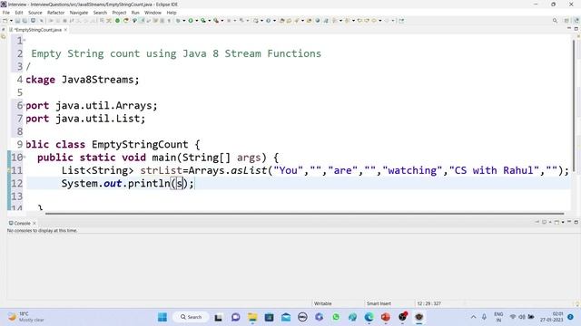 Java 8 Coding Interview Question Part-6 Most asked question using stream #java8 #javainterview #jav смотреть онлайн