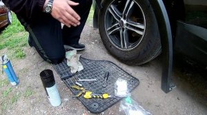 Установка накладки колесной арки VW TIGUAN