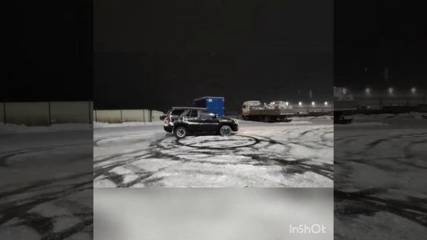 Китайский прадо Derways Groz Shuttle  VS Kia Sorento  зимний дрифт