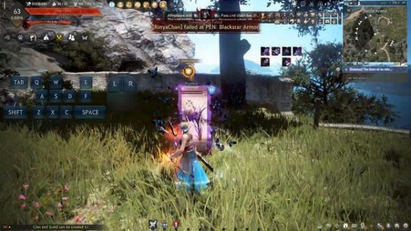 BDO Woosa gameplay Global Lab Combo skills Уса Black Desert