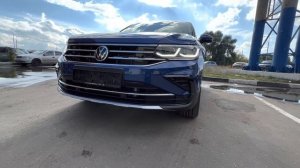 Новый Volkswagen Tiguan 2021г. 2.0t, 180лс, 4×4, максимальная комплектация за 4.500.000 рублей.
