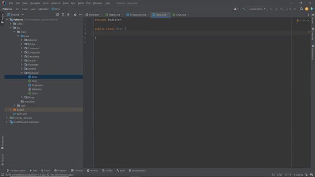 Паттерны в Java (Mediator) смотреть онлайн