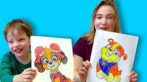 3 Маркера Челлендж Светы и Богдана | 3 MARKER CHALLENGE