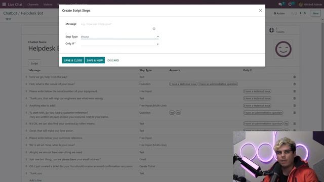 Live Chat: Chat Bot | Odoo Helpdesk смотреть онлайн