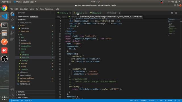 mapState, mapGetters, mapActions & mapMutations | #39 | Vuex State Management Vue js 3 in Hindi смотреть онлайн