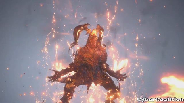 Final Fantasy 16 Ifrit vs Typhon full cinematic fight смотреть онлайн