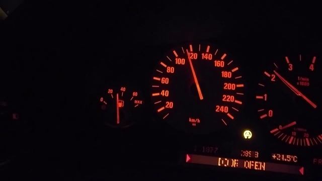 Е38. E38. 750i разгон от 0 до 120.m73