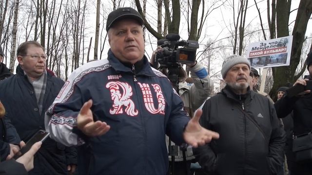 Пикет, Западное Мурино, Девяткино 02.04.2017 - Речь Гаркавого В.Ф. смотреть онлайн