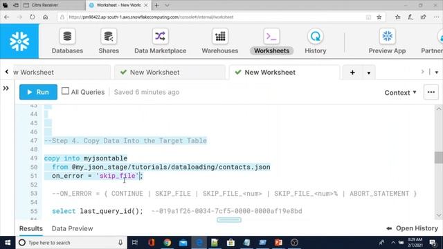 4. JSON File-BULK LOADING FROM AMAZON S3 USING COPY Command| Snowflake Cloud DWH| Copy Command. смотреть онлайн