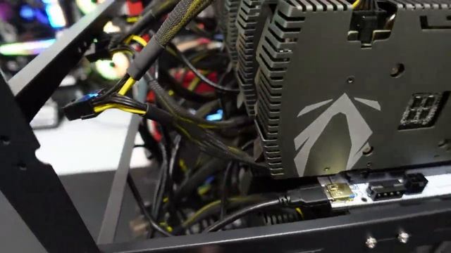BTC B250C 12x Nvidia GPU Ethereum Mining Rig смотреть онлайн